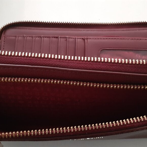 Kate Spade New York Patterson Drive Braylon Wallet Black Cherry Used See Pics - Picture 5 of 8